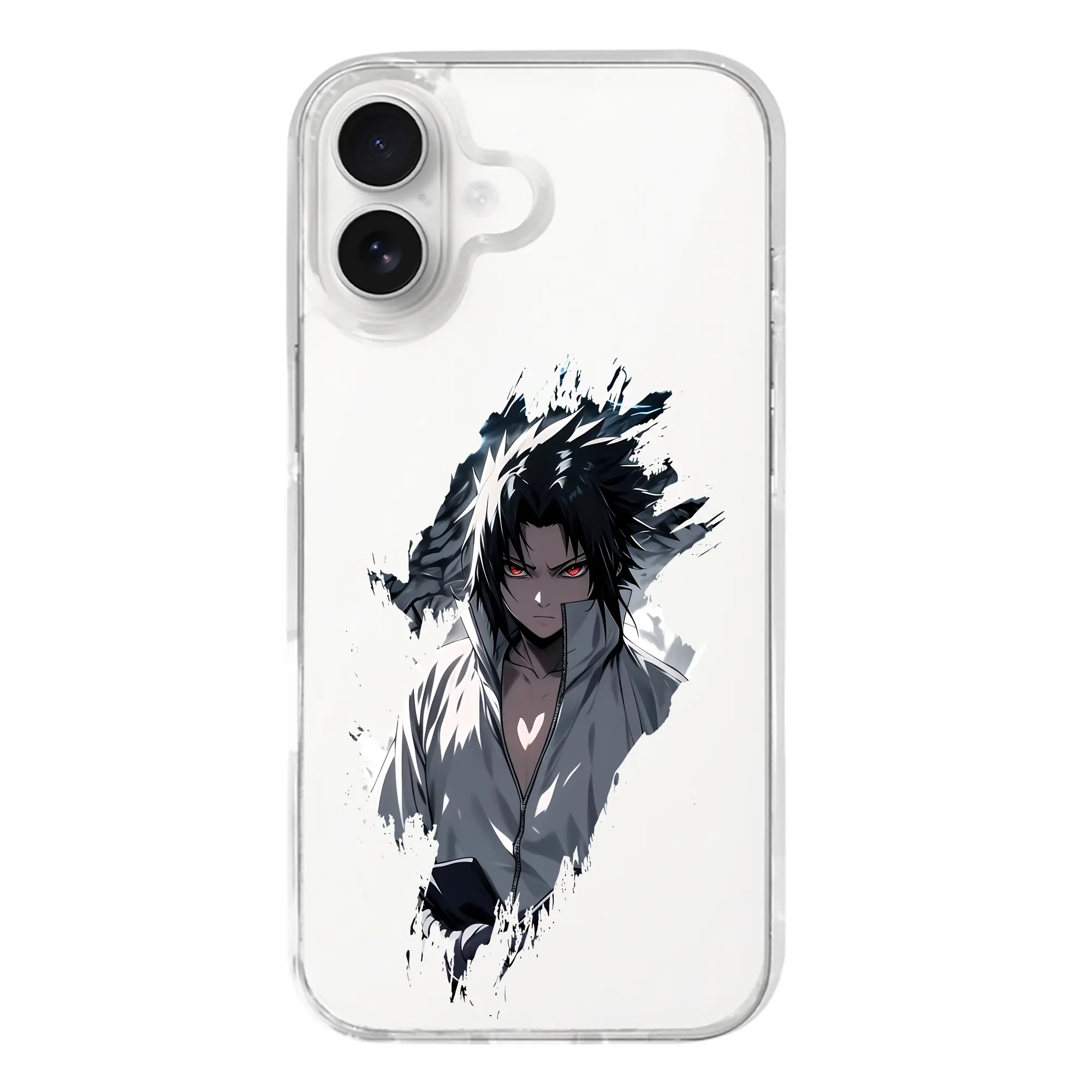 ナルト グッズ うちは サスケ - iPhone 17シリーズ 透明スマホケース – 薄型・耐衝撃・精密フィット保護カバー